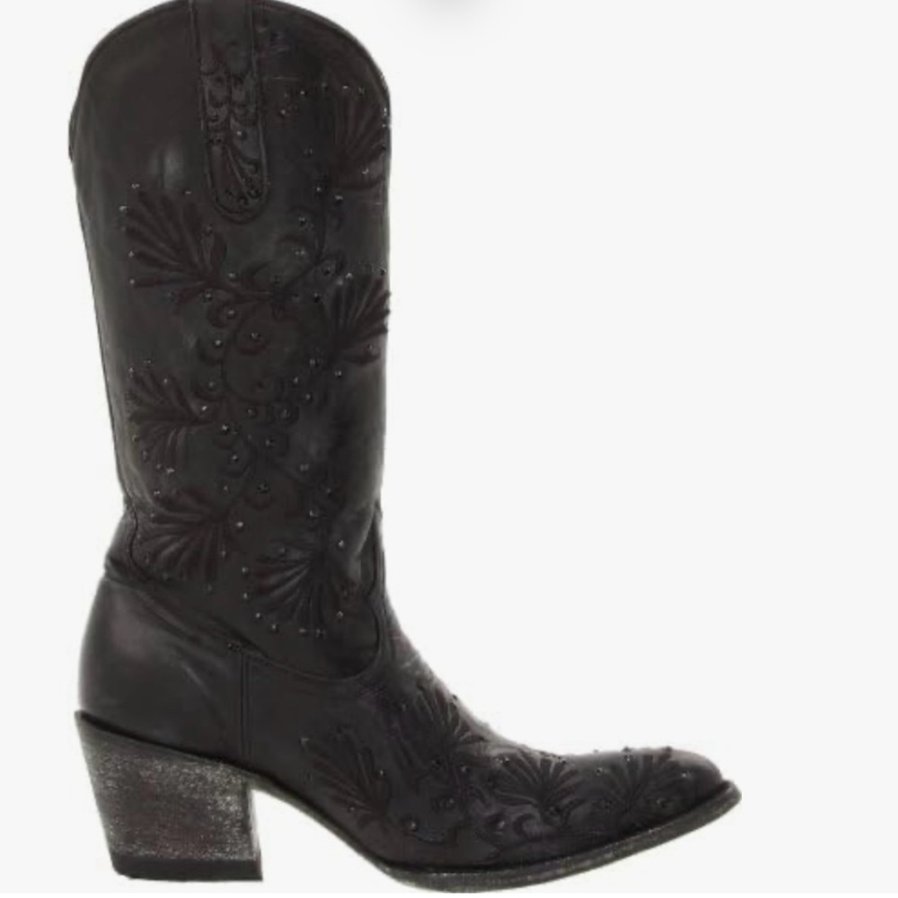 Old Gringo Black Heeled Boots - Picture 2 of 11